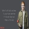 عکس Photograph - Ed Sheeran (Lyrics)