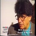 عکس مصاحبه با محمدرضا شجریان در برلین - ۱۹۹۸ میلادی