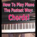 عکس آموزش سریع یادگیری و نواختن کورد های پیانو