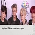 عکس K-pop group BTS makes music history