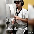 عکس Babak Yousefi Clarinet Recording بابک یوسفی ضبط کلارینت