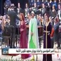 عکس اجرای خوانندگان مسلمان ، یهودی و مسیحی کنسرت مراکش در حضور پاپ