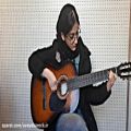 عکس تکنوازی گیتار مبینا مینویی هنرجوی آموزشگاه موسیقی آوای باروک