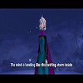 عکس آهنگ فیلم frozen_let it go با زیرنویس انگلیسی