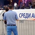 عکس اجرای قسمتی از آهنگ تو دی فرزاد فرزین در فستیوال مسکو