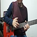 عکس الگوی آموزشی تکنیک تپینگ (tapping) در گیتار الکتریک با نوازندگی حسام مرادی