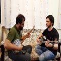 عکس دونوازی رشاد شالپوش و علی شاهین با سازهای الکترو باغلاما و سازبوش