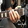 عکس BACK IN BLACK AC/DC Electric Guitar Riff #1 Lesson Tutorial EricBlackmonMusicHD