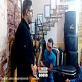 عکس اجرای گیتار الکترونیک توسط صادق باقری در کارگاه موسیقی برازجان