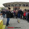 عکس رپ خوندن در تهران برای کمک به کرمانشاه
