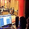 عکس ضبط موسیقی “کاغذ به فرنگ” به آهنگسازی کیوان ساکت در استودیو شماره یک شهر صدا