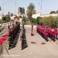 عکس طنین سرود ملی و غرور آفرین جمهوری اسلامی ایران توسط گروه موزیک ارتش عراق