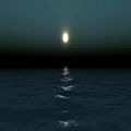 عکس ✅ آرامش صدای دریا (بدون موسیقی) با نمایش نور ماه