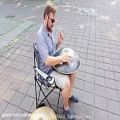عکس موزیک خیابانی Street music با ساز هنگ درام