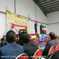 عکس اجرای زنده برگرد حمید فرخی در جشنواره حلوای محلی ضیابر