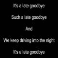 عکس Poets of the Fall - Late Goodbye Lyrics