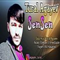 عکس آهنگ زیبا و عاشقانه ترکی - Tural Agayev - Sensen