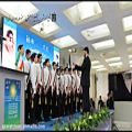 عکس اجرای سرود گروهی دانش آموزان دبیرستان دوره اول احمدیه اسلامی