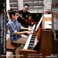 عکس پیانو نوازی قطعه دختر بویراحمدی توسط هنرجوی عباس عبداللهی مدرس پیانو