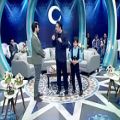 عکس ترانه ایران بااجرای بسیار زیبا و دیدنی پدر و پسر خواننده در تلویزیون