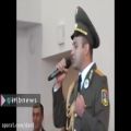 عکس وقتی افسر روس، سرود ای ایران را زمزمه می کند