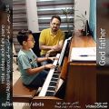 عکس پیانو نوازی قطعه God Father توسط هنرجوی عباس عبداللهی مدرس پیانو
