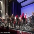 عکس اجرای اهنگ boy with love توسط ارکستر سمفونی ایران!