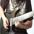 عکس آموزش تکنیک Shredding در گیتار الکتریک در گام می ماژور یا E