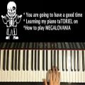 عکس HOW TO PLAY - UNDERTALE - MEGALOVANIA (Piano TuTORIEL)