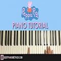 عکس HOW TO PLAY - Peppa Pig Theme Song (Piano Tutorial Lesson)