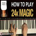 عکس HOW TO PLAY - Bruno Mars - 24K Magic (Piano Tutorial Lesson)