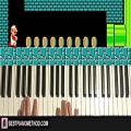 عکس HOW TO PLAY - Super Mario Bros - Underground Theme (Piano Tutorial Lesson)
