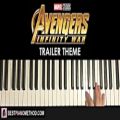 عکس Avengers: Infinity War - TRAILER MUSIC (Piano Tutorial Lesson)