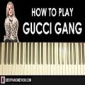 عکس HOW TO PLAY - Lil Pump - Gucci Gang (Piano Tutorial Lesson)