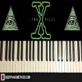 عکس HOW TO PLAY - THE X FILES THEME SONG (ILLUMINATI) (Piano Tutorial Lesson)