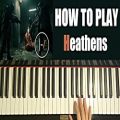 عکس HOW TO PLAY - twenty one pilots - Heathens (from Suicide Squad) (Piano Tutorial)