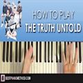 عکس HOW TO PLAY - BTS - The Truth Untold (Piano Tutorial Lesson)