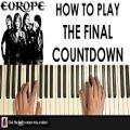 عکس HOW TO PLAY - Europe - The Final Countdown (Piano Tutorial Lesson)