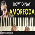 عکس HOW TO PLAY - Bad Bunny - Amorfoda (Piano Tutorial Lesson)
