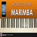 عکس HOW TO PLAY - iPhone Ringtone - Marimba (Piano Tutorial Lesson)