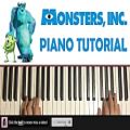 عکس HOW TO PLAY - MONSTERS INC. Theme (Piano Tutorial Lesson)