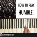 عکس HOW TO PLAY - Kendrick Lamar - HUMBLE. (Piano Tutorial Lesson)
