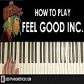 عکس HOW TO PLAY - GORILLAZ - FEEL GOOD INC. (Piano Tutorial Lesson)