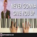 عکس HOW TO PLAY - Rick Astley - Never Gonna Give You Up (Piano Tutorial Lesson)