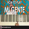 عکس HOW TO PLAY - J Balvin, Willy William - Mi Gente (Piano Tutorial Lesson)