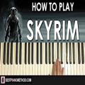 عکس HOW TO PLAY - Skyrim: The Song of the Dragonborn (Piano Tutorial Lesson)