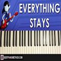 عکس HOW TO PLAY - Adventure Time - Everything Stays (Piano Tutorial Lesson)