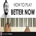 عکس HOW TO PLAY - Post Malone - Better Now (Piano Tutorial Lesson)