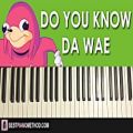عکس HOW TO PLAY - UGANDAN KNUCKLES - DO YOU KNOW DA WAE (Piano Tutorial Lesson)