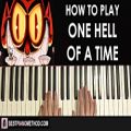 عکس HOW TO PLAY - Cuphead - One Hell Of A Time (Piano Tutorial Lesson)